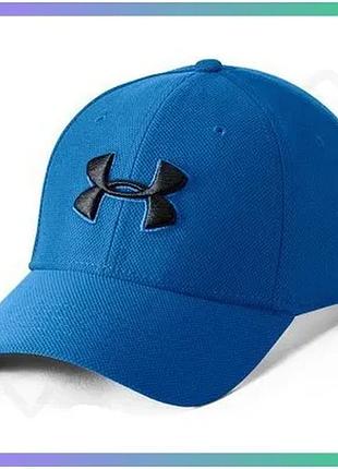 Кепка under armour men's blitzing 3.0 синяя m/l для мужчин спортивная кепка с козырьком sku_1305036-400