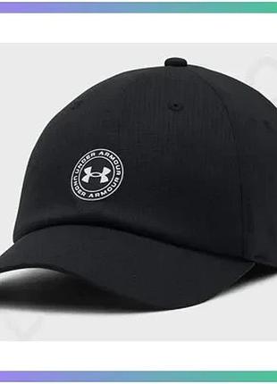 Кепка under armour w iso-chill armourvent черная для женщин с вентиляцией и охлаждением головы sku_1383445-001
