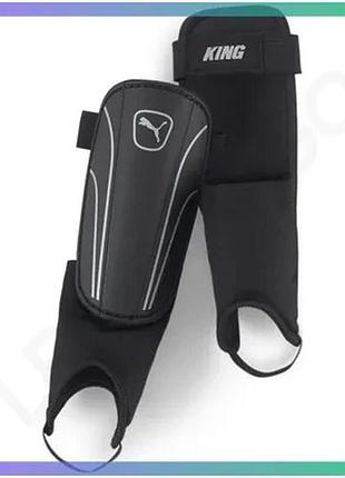 Щитки puma king ankle черные для детей l рост 155-175 см амортизирующие защитные щитки для футбола sku_030848-02
