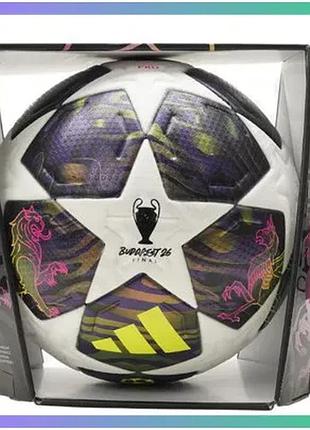 Офіційний футбольний м'яч adidas ucl pro 2026 finale no5 для професійних матчів сертифікація fifa qual sku_jx9077