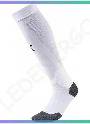 Гетры puma team liga socks белые черные 43-46 футбольные носки для спорта унисекс sku_703438-04