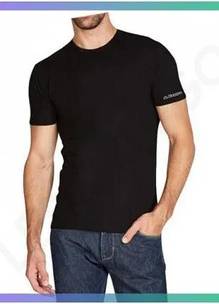 Футболка kappa чорна чоловіча t-shirt mezza manica girocollo xxl 100% бавовна для спорту та відпочинку sku_k1306 nero