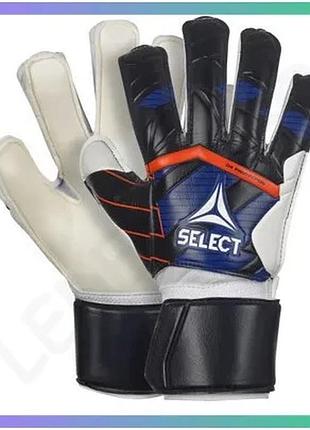 Рукавички для воротаря select goalkeeper gloves 04 protection синяя белая 4 15,5 см для детей sku_601041-202