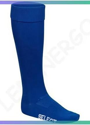 Гетры select football socks club синего цвета 33-36 для футбола унисекс эластичные спортивные носки sku_655282-222