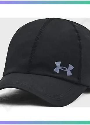 Кепка under armour iso-chill launch adj черная для мужчин 100% полиэстер спортивная кепка sku_1383477-001