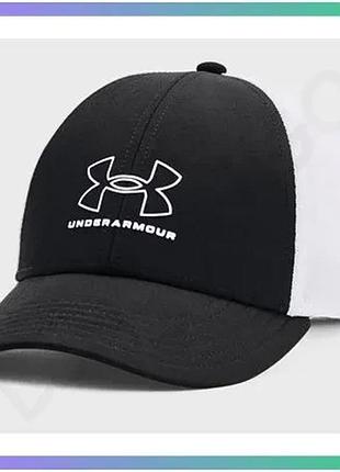 Кепка under armour iso-chill driver mesh adj черная для женщин спортивная стильная кепка sku_1369802-001