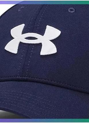 Кепка under armour men's blitzing темно-синяя для мужчин s/m спортивная кепка для активного отдыха sku_1376700-410