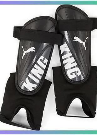Щитки puma king ankle черные для детей m рост 135-155 см защитные для футбола sku_030934-01