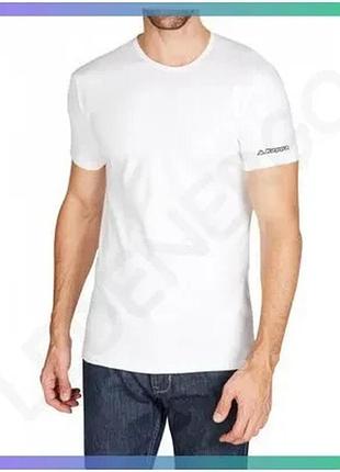 Футболка kappa t-shirt mezza manica girocollo біла чоловіча xl 100% бавовна спортивний стиль sku_k1305 bianco