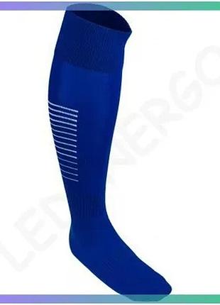 Гетры select football socks stripes синий белый для мужчин 38-41 эластичные футбольные носки sku_101777-012
