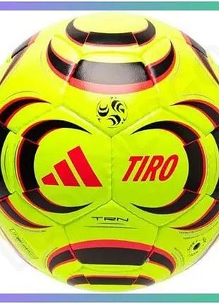 Футбольний м'яч adidas tiro training winter жовтий для тренувань розмір 4 м'яч для гри на снігу sku_kt0660_4