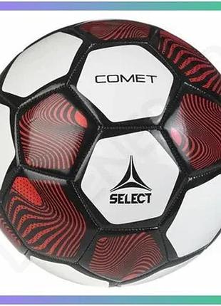 Футбольний м'яч select fb comet чорний білий червоний унісекс для тренувань і матчів sku_389480-528