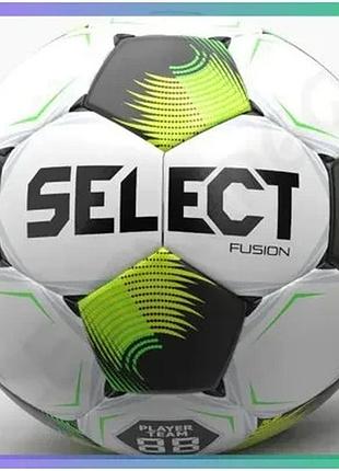 Футбольний м'яч select fusion v26 білий чорний 5 для тренувань та ігор у футбол м'яч для гравців будь- sku_385417-762