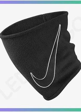 Баф nike fleece neckwarmer 2.0 черный для защиты шеи от холода универсальный утеплитель sku_n.100.0656.010.os