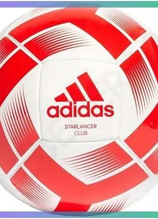 Футбольний м'яч adidas starlancer club для тренувань аматорський розмір no5 для дітей м'яч для футболу sku_ia0974
