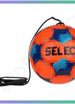 Футбольний м'яч select fb street kicker v26 помаранчевий синій 4 для тренувань та гри sku_099483-004
