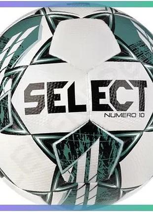 Футбольний м'яч select numero 10 fifa pro v23 білий зелений для гри у футбол унісекс 5 sku_367506-314