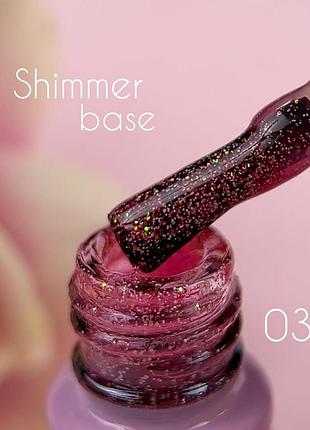 Камуфлююча база з шиммером toki toki shimmer base 03