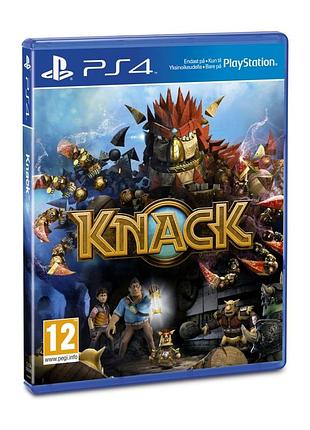 Knack, англійська версія - диск для playstation 4