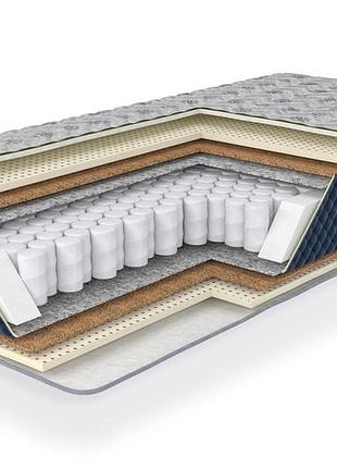 Матрац ортопедичний амагер (незалежні пружини, pocket spring, полуторний, 120 × 200 см) akant