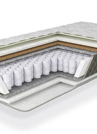 Матрац ортопедичний мірсон (незалежні пружини, pocket spring, полуторний, 120 × 200 см) akant