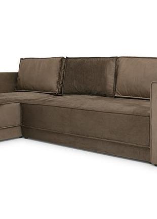 Кутовий диван donato (157 × 303 см, коричневий) imi premium