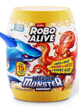 Интерактивный игровой набор «deep sea surprise: акула белая акула» robo alive s1 71155a