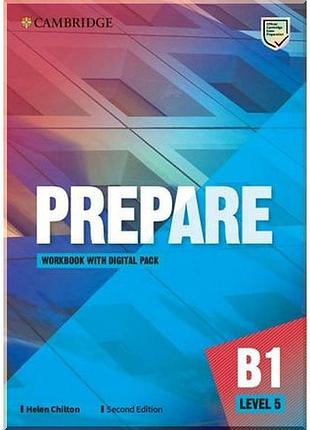 Рабочая тетрадь cambridge english prepare! second edition 5 workbook with digital pack