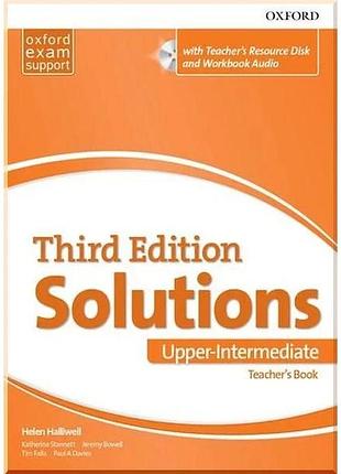 Книга для вчителя solutions third edition upper-intermediate teacher's book with teacher's resource disc and workbook audio