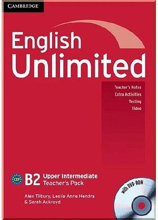 Книга для вчителя english unlimited upper-intermediate teacher's pack with dvd-rom