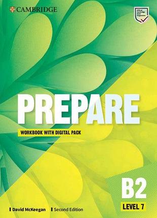 Рабочая тетрадь cambridge english prepare! second edition 7 workbook with digital pack