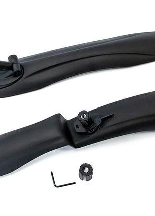 Крила 24-29" bravvos fl-628 комплект, чорний (mud-326)