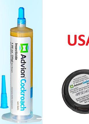 Гель проти тарганів зі штовхачем + пастка advion cockroach gel syngenta dupont адвіон 30 мл + пастка 3 мл