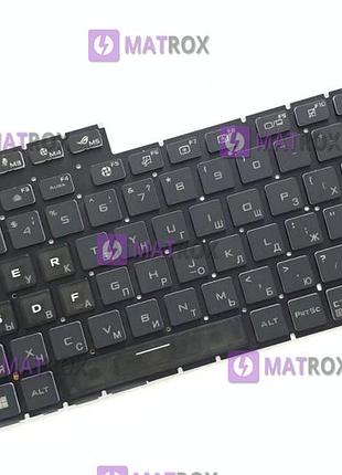Оригінальна клавіатура ноутбука asus rog strix g16 g614j, g614ji, g614jv, g634, g634j series, чорний, підсвічування - rgb (ver2)