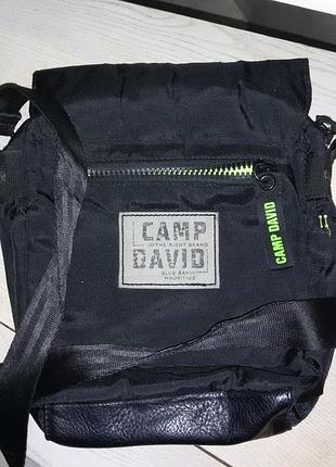 Camp david (німеччина)- сумка месенджер,чорна р-р 22 х 32 х 7 см