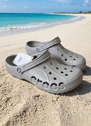 Крокси сабо унісекс crocs baya сірий розмір 42 (м9/w11) - устілка 26