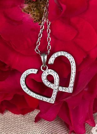 Підвіс «серця двох» відомого ювелірного бренду warren james jewellers