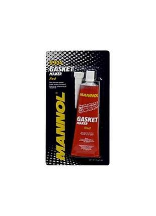 Герметик высокотемпературный красный 9914 silicone-gasket red 85g тм mannol