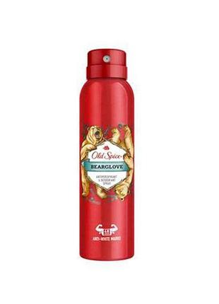 Дезодорант-антиперспiрант аерозоль bearglove 150мл тм old spice