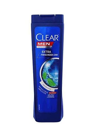 Шампунь 225мл крижана свіжістьментол для чоловіків extra freschezza тм clear