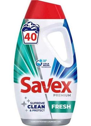 Гель для стирки 1,85л конц. premium fresh тм savex
