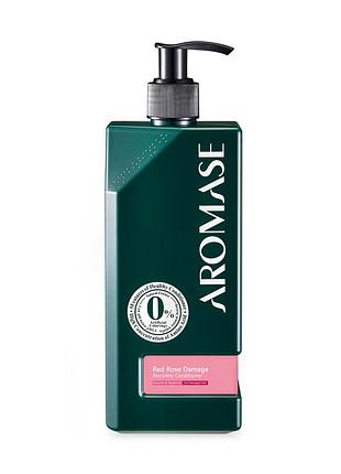 Восстанавливающий кондиционер для волос aromase red rose damage recovery conditioner, 400 мл