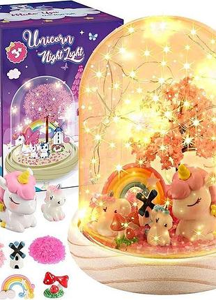 Нічник, дитячий набір для творчості «unicorn night light»