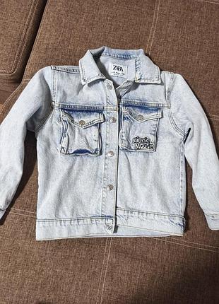 Джинсова куртка zara