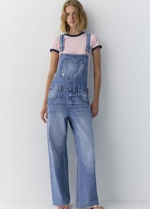 Джинсовий комбінезон pull&bear