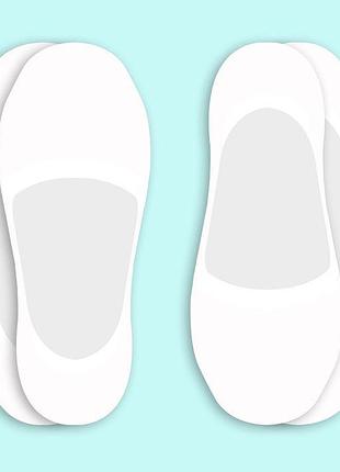 Комплект белых мужских следков (2 пары) от sox
