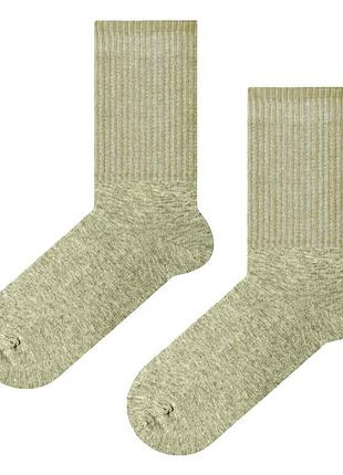 Шкарпетки унісекс sox з високою резинкою. колір: сірий меланж