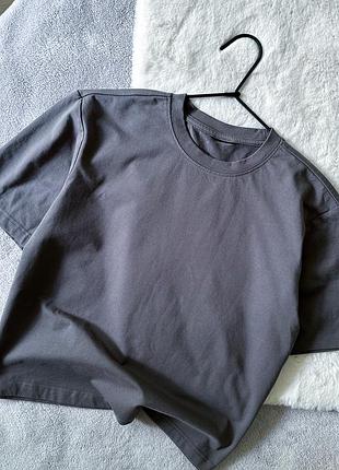 Сіра футболка h&m