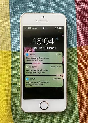 Iphone 5s gold 16 gb neverlock