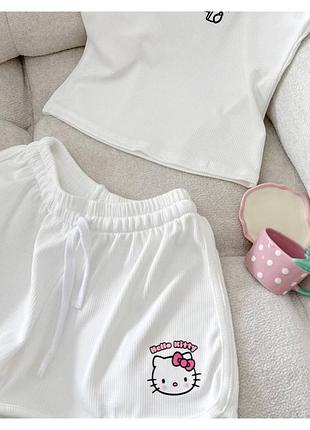 Стильна жіноча піжама hello kitty
